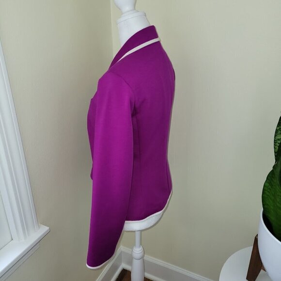 Gap Academy Blazer Fuchsia Pink Classic Preppy Jacket Women's Size 2 - Picture 3 of 15